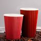 100'S 16OZ RIPPLE DOUBLE WALL PAPER COFFEE CUP