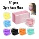 50'S 3PLY FACE MASK MIX COLOR
