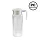 JD6201 40.5OZ / 1.2L PC WATER PITCHER W/COVER