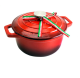 24CM ROUND ENAMEL CAST IRON CASSEROLE POT