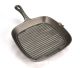 23CM SQ CAST IRON GRILL PAN