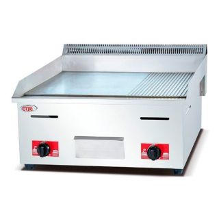 73CM FLAT + GROOVED GAS GRIDDLE